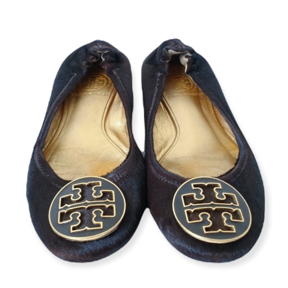 Tory Burch brown ballet flats